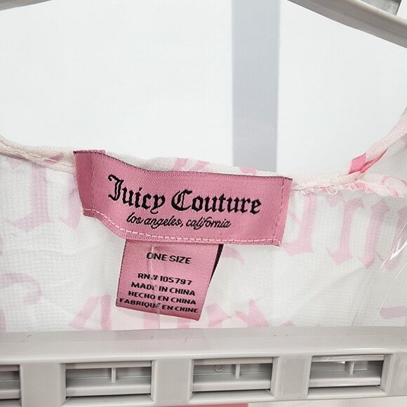 Juicy Couture Womens One size Kimono Swim Cover Up Drawstring Waist - Picture 4 of 7